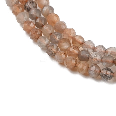 Natural Multi-Moonstone Beads Strands G-L597-C06-01-1