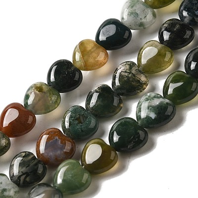 Natural Indian Agate Bead Strands G-R190-11-1