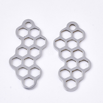 Non-Tarnish 201 Stainless Steel Filigree Joiners STAS-N091-29P-1