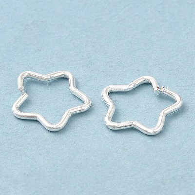 Brass Open Linking Rings KK-F855-09S-1