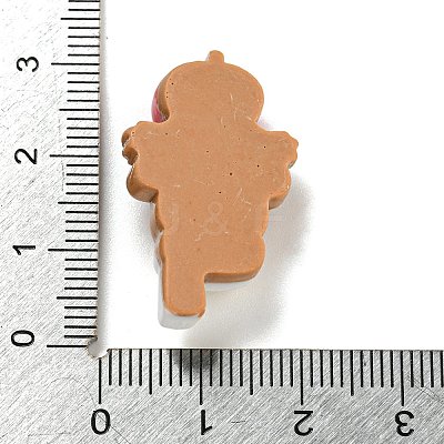 Christmas Opaque Resin Decoden Cabochons RESI-U006-05B-1