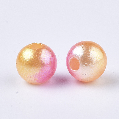 Acrylic Imitation Pearl Beads MACR-N001-01C-1