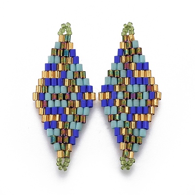 MIYUKI & TOHO Handmade Japanese Seed Beads Links SEED-E004-M08-1