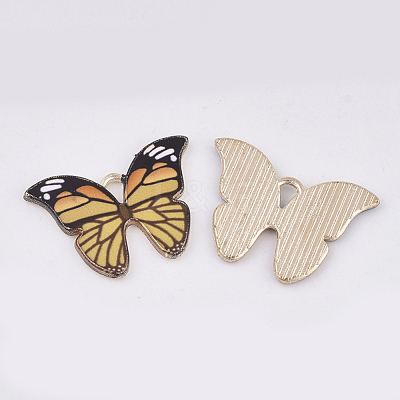 Printed Alloy Pendants PALLOY-R111-01F-1