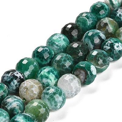 Natural Fire Crackle Agate Beads Strands G-L595-A02-01E-1