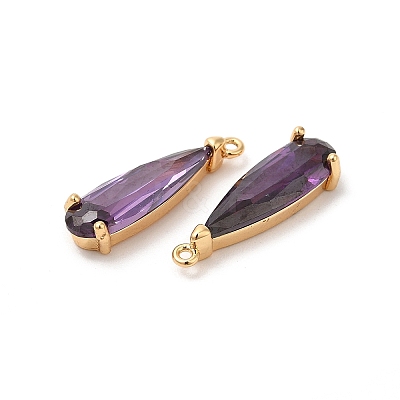 Real 18K Gold Plated Brass Pendant KK-B074-73G-02-1