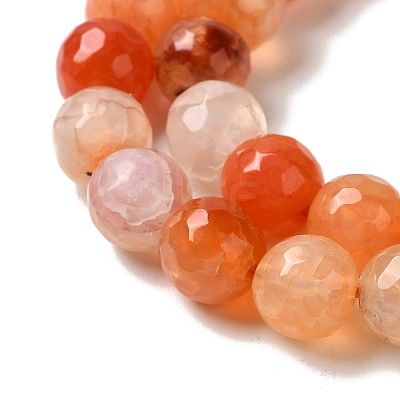 Dyed & Heated Natural Dragon Veins Agate Beads Strands G-P539-A01-15-1