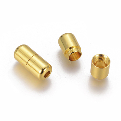 Brass Capsule Lace Lock Buckles KK-WH0033-32G-1