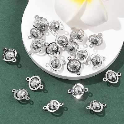 SHEGRACE Brass Round Links XGR0127P-123P-1