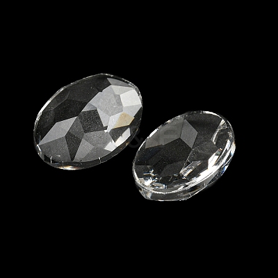Transparent K5 Glass Cabochons GLAA-NH0001-01C-1