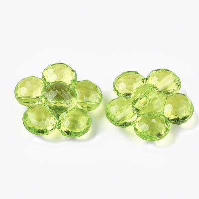 Transparent Acrylic Shank Buttons TACR-S133-131-1