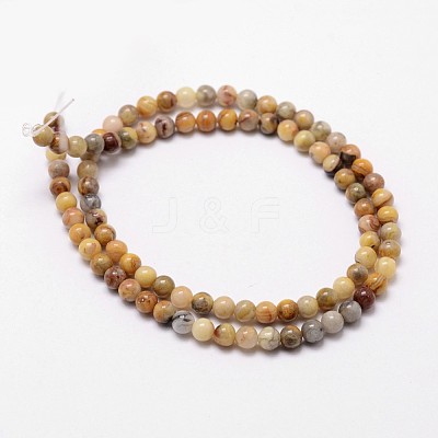 Natural Crazy Lace Agate Beads Strands X-G-D840-70-4mm-1