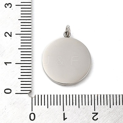Non-Tarnish 304 Stainless Steel Pendant Cabochon Settings STAS-K263-45P-1