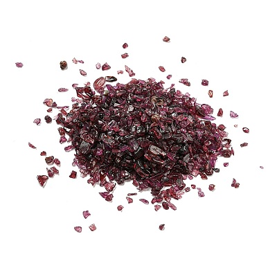 Natural Garnet Chip Beads G-O103-15H-01-1