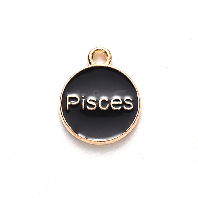 Alloy Enamel Pendants ENAM-S124-01A-08H-1