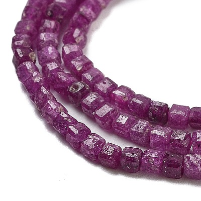 Natural Ruby Beads Strands G-H042-B35-01-1