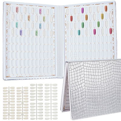 2 Sets 2 Styles Plastic False Nail MRMJ-BC0003-50C-1