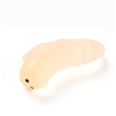 Luminous Resin Worm Ornament DJEW-R011-01C-05-1