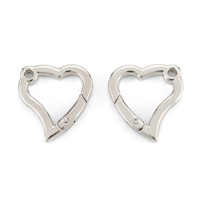 Zinc Alloy Spring Gate Rings X-PALLOY-L233-05A-P-1