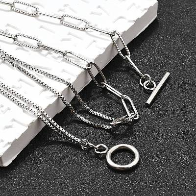 Non-Tarnish 304 Stainless Steel Chain Necklaces NJEW-JN02767-1