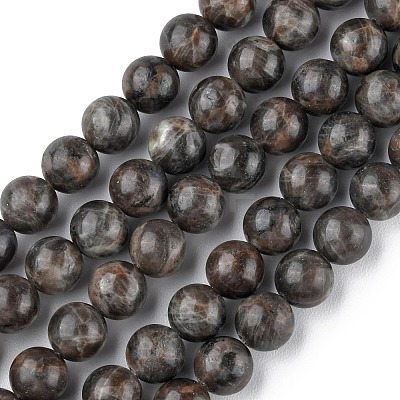Natural Labradorite Beads Strands G-G0003-C03-12mm-1