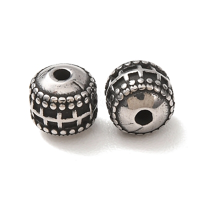 304 Stainless Steel Beads SA-CBA9DCB-13AS-1