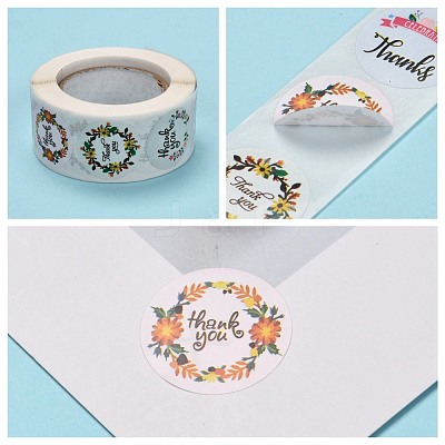1 Inch Thank You Stickers DIY-G013-A07-1