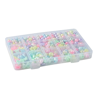Imitation Pearl Acrylic Beads OACR-FS0001-50-1