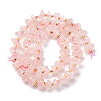 Natural Rose Quartz Beads Strands LS-G-RM250109-A17-1