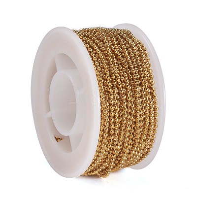 Handmade Ion Plating(IP) 304 Stainless Steel Ball Chains STAS-F136-15G-10m-1