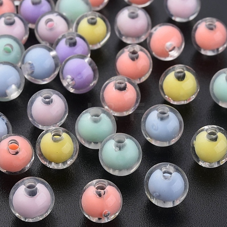 Transparent Acrylic Beads TACR-S152-15A-1