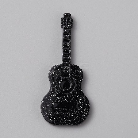 Acrylic with Glitter Powder Big Pendants LS-MACR-TAC0003-06E-1