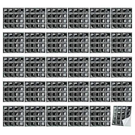 Square PVC 3D Self Adhesive Mosaic Pattern Stickers DIY-WH0260-84C-1