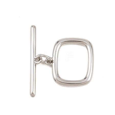 Brass Toggle Clasps KK-G548-28P-1