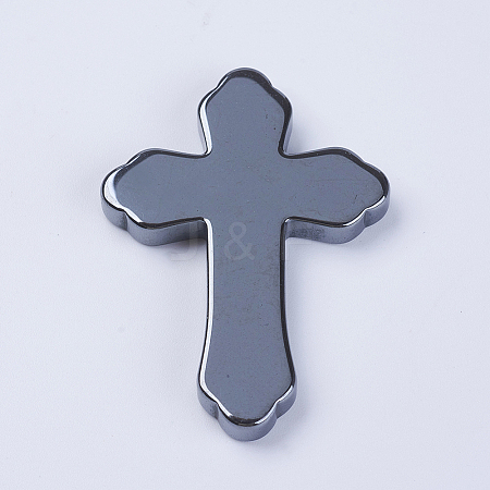 Electroplate Non-Magnetic Synthetic Hematite Beads LS-G-F553-02-1