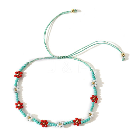 Handmade Seed Beaded String Bracelets for Women HV7819-1