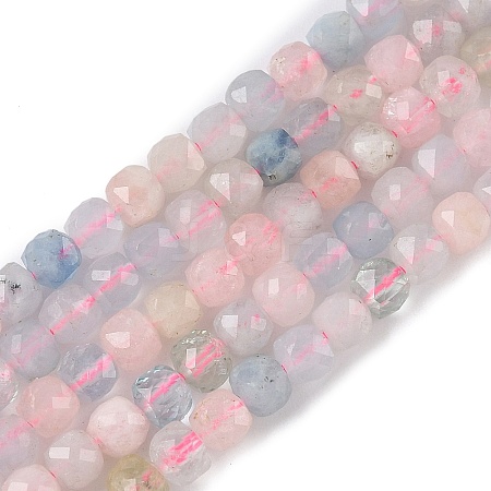 Natural Morganite Beads Strands G-F619-43-01-1