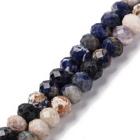 Natural Sodalite Beads Strands G-K380-A09-01-1