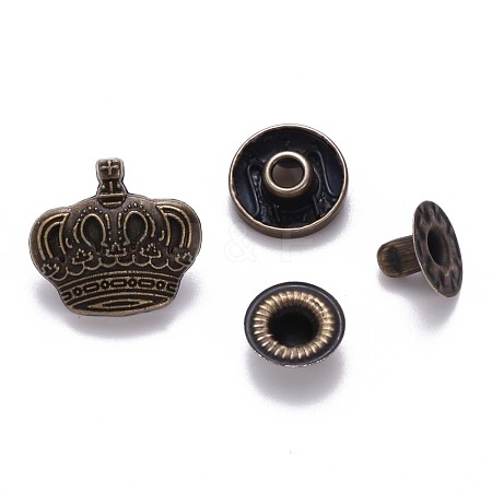 Brass Snap Buttons X-SNAP-S012-001-RS-1