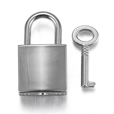 Rectangle Alloy Padlock Mini Lock with Key PALLOY-H191-02P-1
