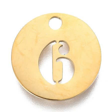 304 Stainless Steel Pendants STAS-F233-06-G-1