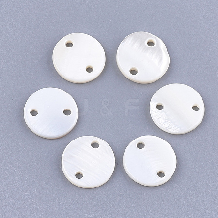 Freshwater Shell Links connectors X-SHEL-T012-72A-1