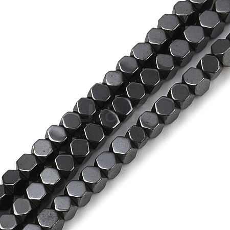 Electroplate Non-magnetic Synthetic Hematite Beads Strands G-I175-09D-1
