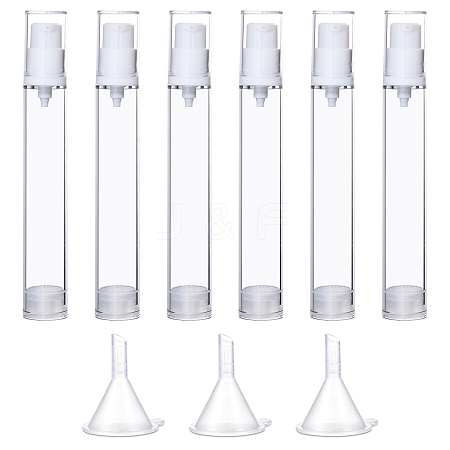 Globleland 6Pcs Plastic Sample Perfume Spray Bottles MRMJ-GL0001-15-1