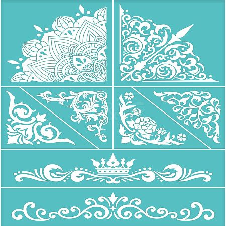 Self-Adhesive Silk Screen Printing Stencil DIY-WH0338-036-1