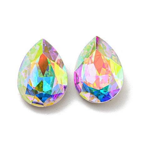 Glass Rhinestone Cabochons RGLA-M017-D02-001ST-1