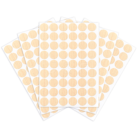 5 Sheets PVC Self-Adhesive Stickers DIY-SP0006-19A-1