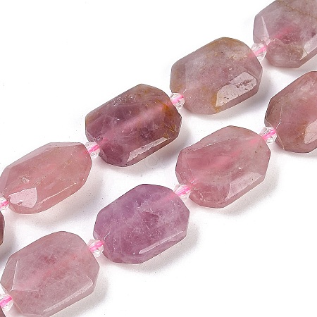 Natural Rose Quartz Beads Strands G-B125-P06-01-1