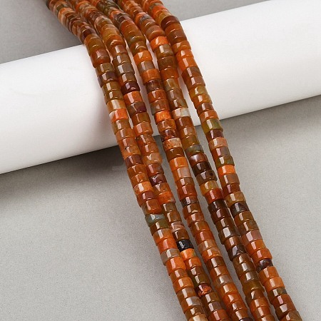 Dyed Natural Agate Beads Strands G-U030-B01-06-1