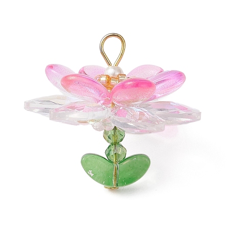 Glass & Acrylic Pendantns PALLOY-MZ01163-03-1